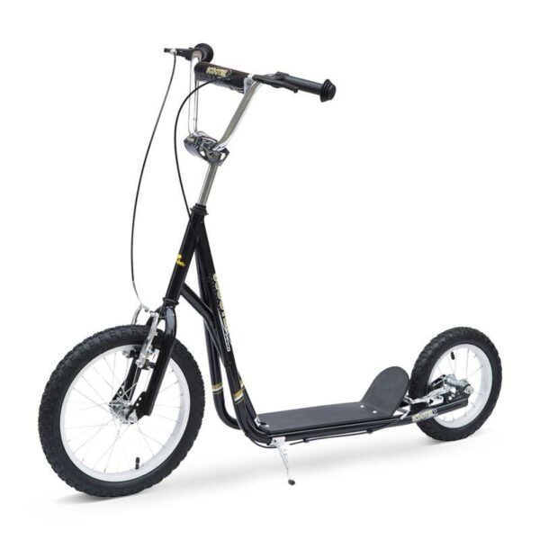 Patinete Scooter negro con frenos abrilbike